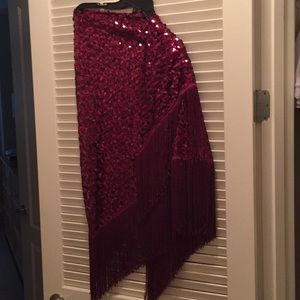 Sequin scarf